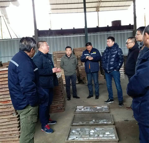 路易达孚（上海）金属有限公司到贵州开元矿业参观考察
