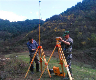 贵州开元测量组完成尾矿坝选址地形图测量工作